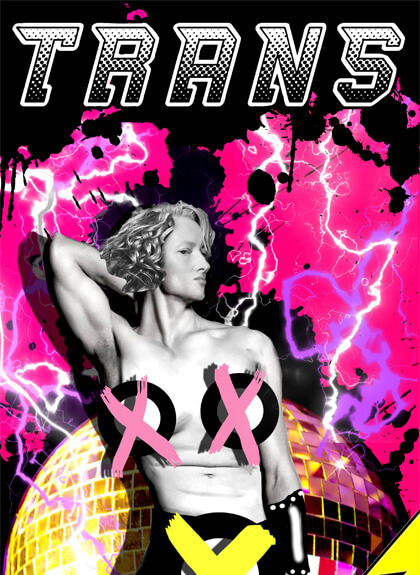 LGBTQ+ Trans party Flyer Design 