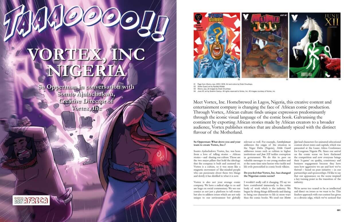 Comic Art Africa_Vortex Inc Nigeria in conversation with Su Opperman