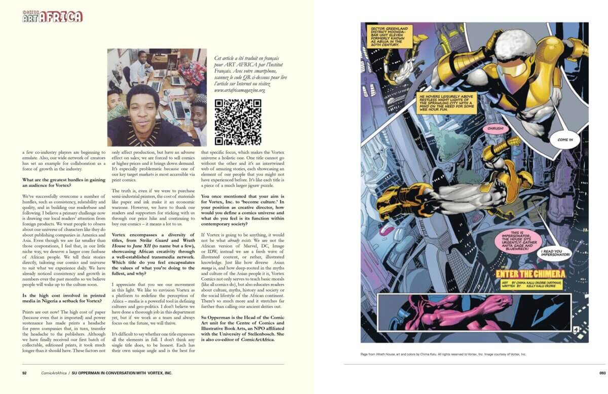 Comic Art Africa_Vortex Inc Nigeria_Article on Comics from the continent.