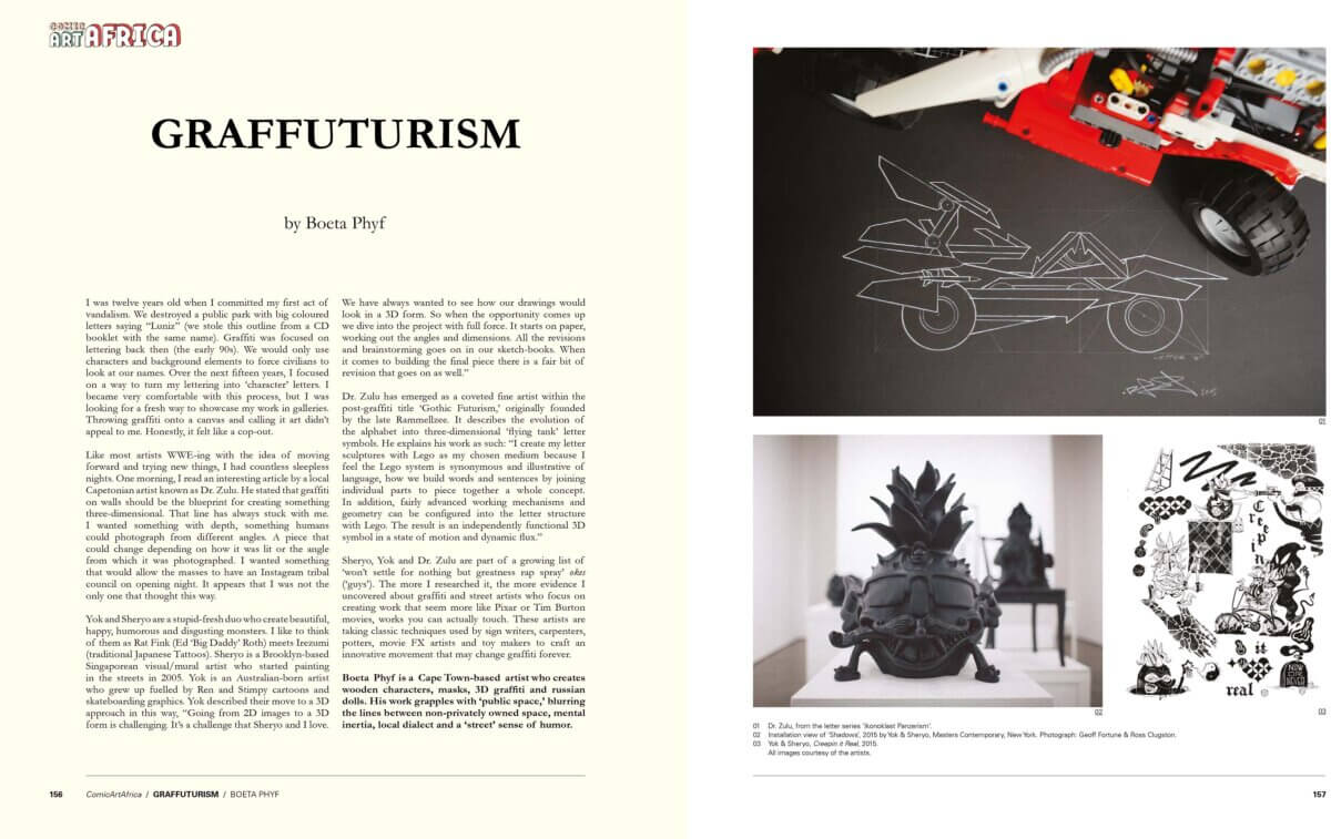 Comic Art Africa_2016_Graffuturism by Boeta Phyf