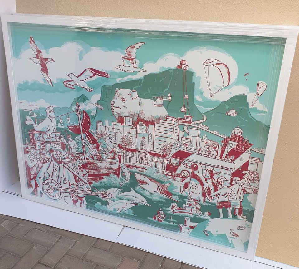 Cape Town Culture Stellenbosch Business School Wall Art Framed