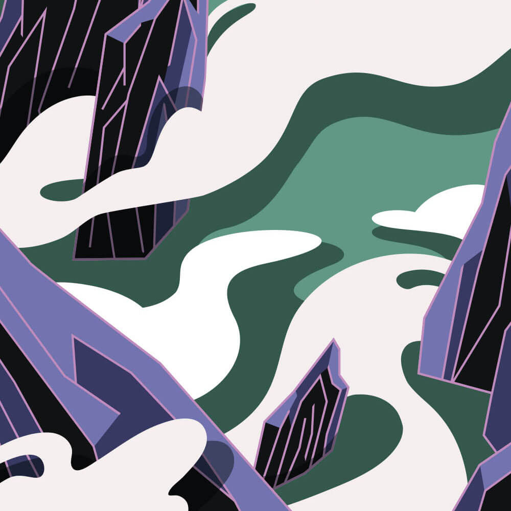 Crow in Flight_Vector Illustration_Su Opperman