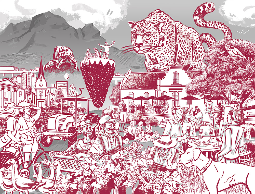 Stellenbosch Culture_Stellenbosch Business School Wall Art_Su Opperman