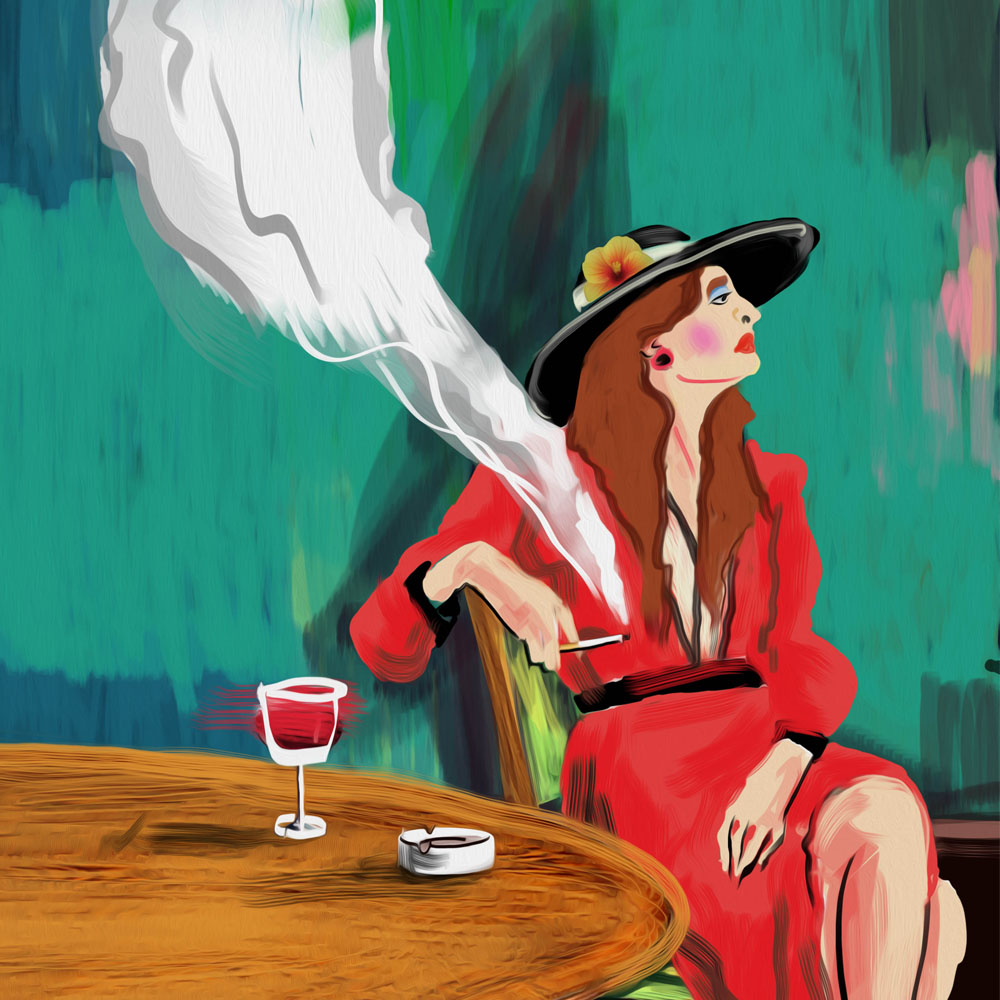 Tiny Press Postcard Illustration - Su Opperman