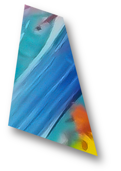 Susan Opperman_Abstract_Design_Blue Stipe_Drop Shadow